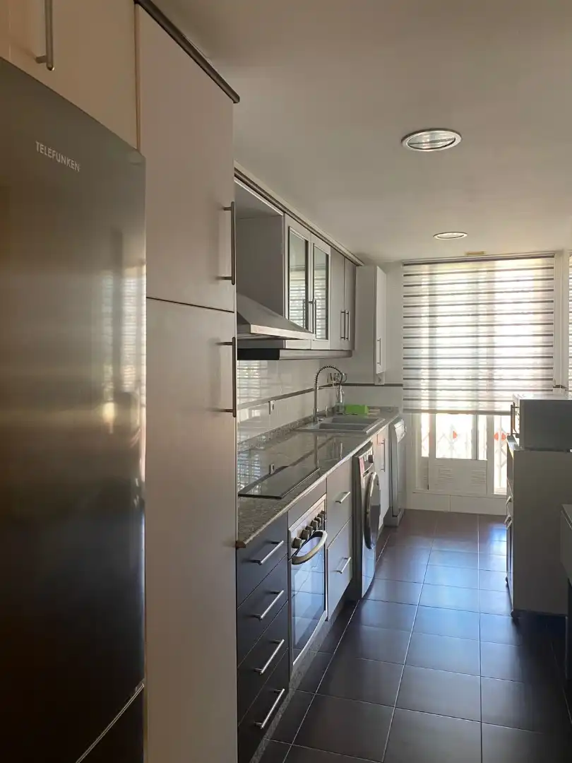 Küche von Wohnung zur Miete in Albal mit Klimaanlage, Terrasse und Möbliert