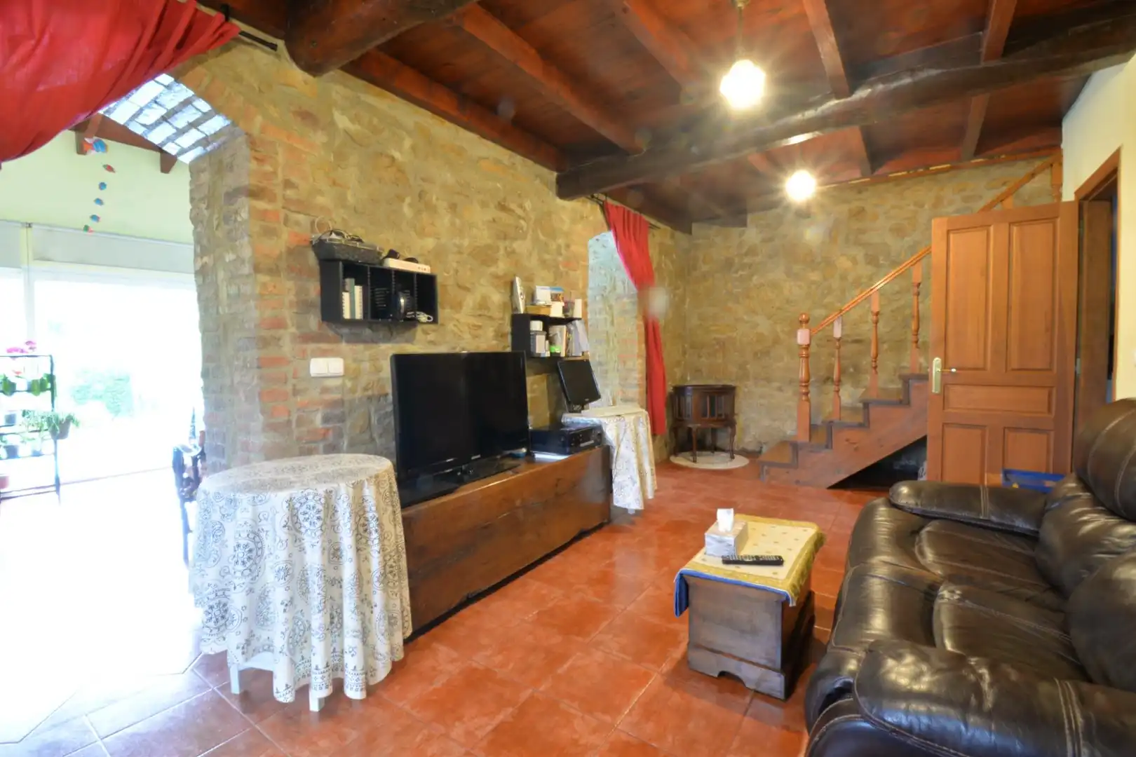 Sala de estar de Casa o chalet en venta en Langreo con Calefacción, Jardín privado y Terraza