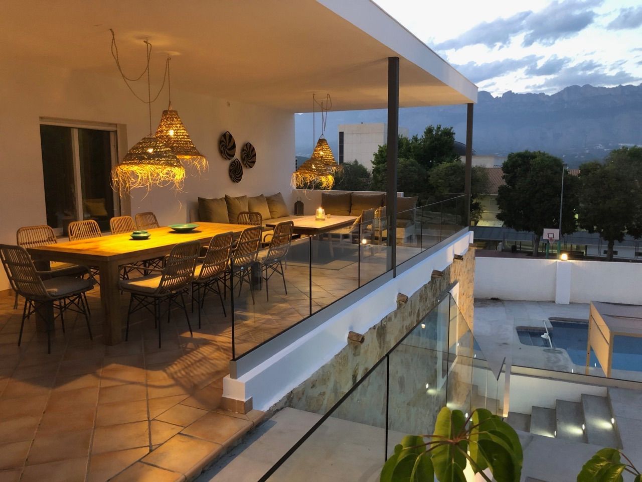 Terrace of House or chalet for sale in Altea  with Air Conditioner, Heating and Private garden
