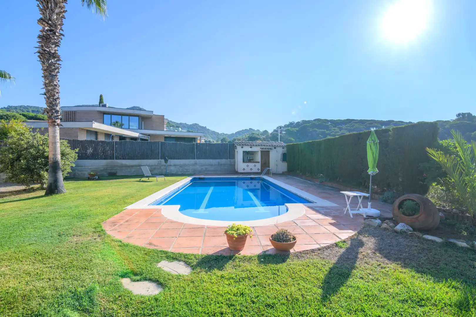 Swimming pool of Houses for sale in Cabrils  with Air Conditioner, Heating and Private garden