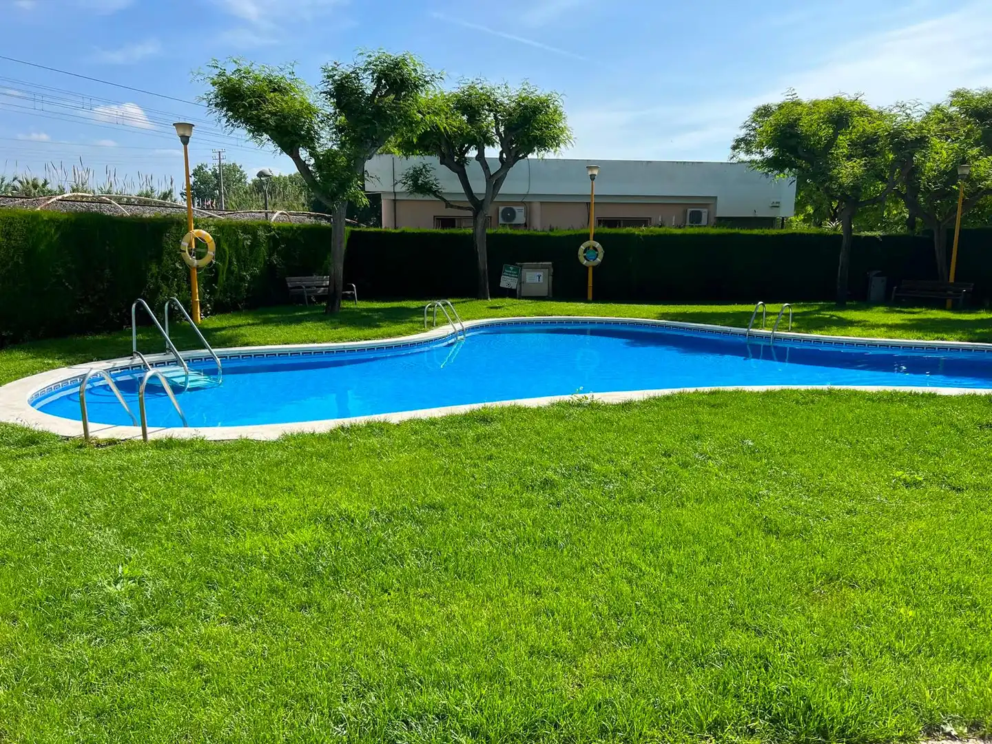 Schwimmbecken von Wohnung zur Miete in Altafulla mit Klimaanlage, Heizung und Privatgarten