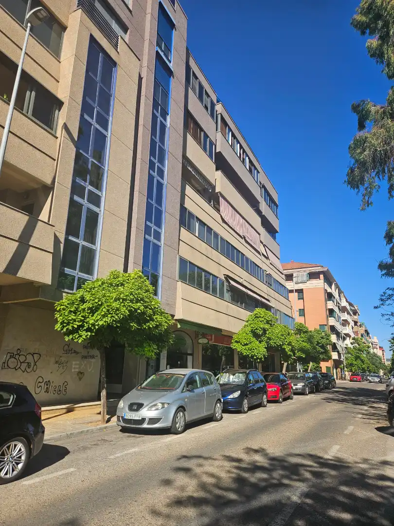 Exterior view of Flat for sale in Cáceres  with Air Conditioner and Storage room