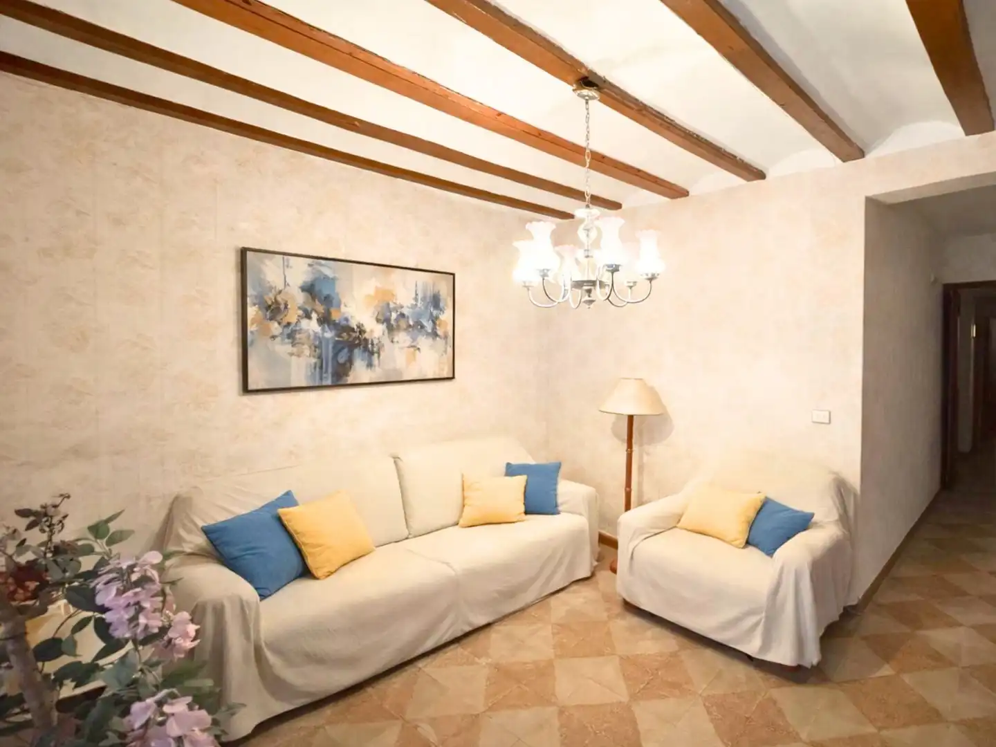 Sala d'estar de Pis en venda en Xàtiva amb Traster