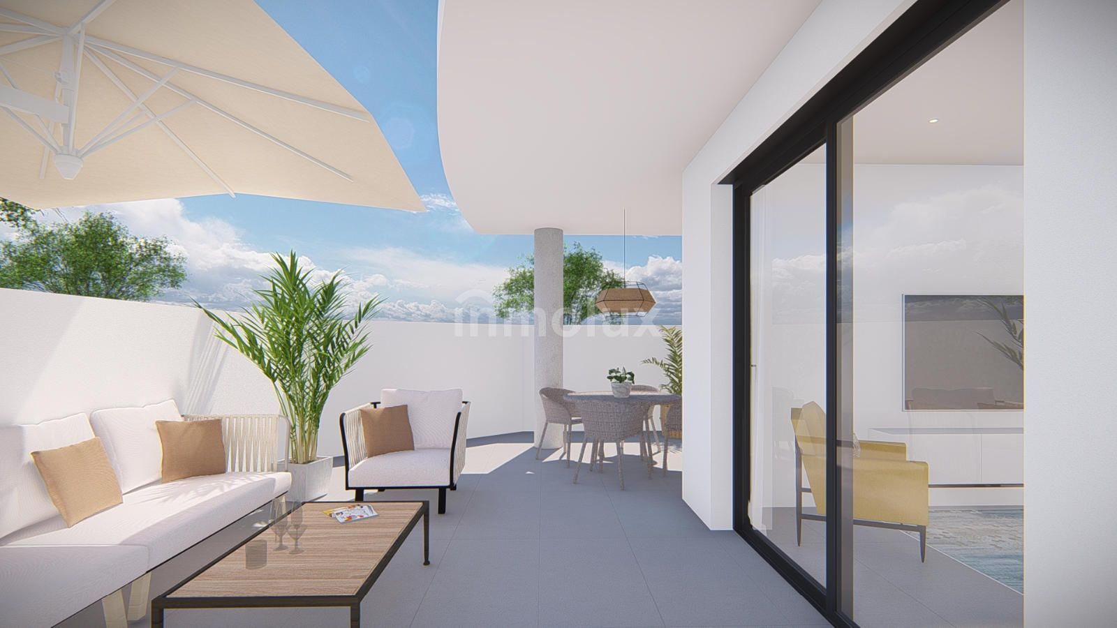 Terraza de Ático en venta en Villajoyosa / La Vila Joiosa con Terraza y Piscina