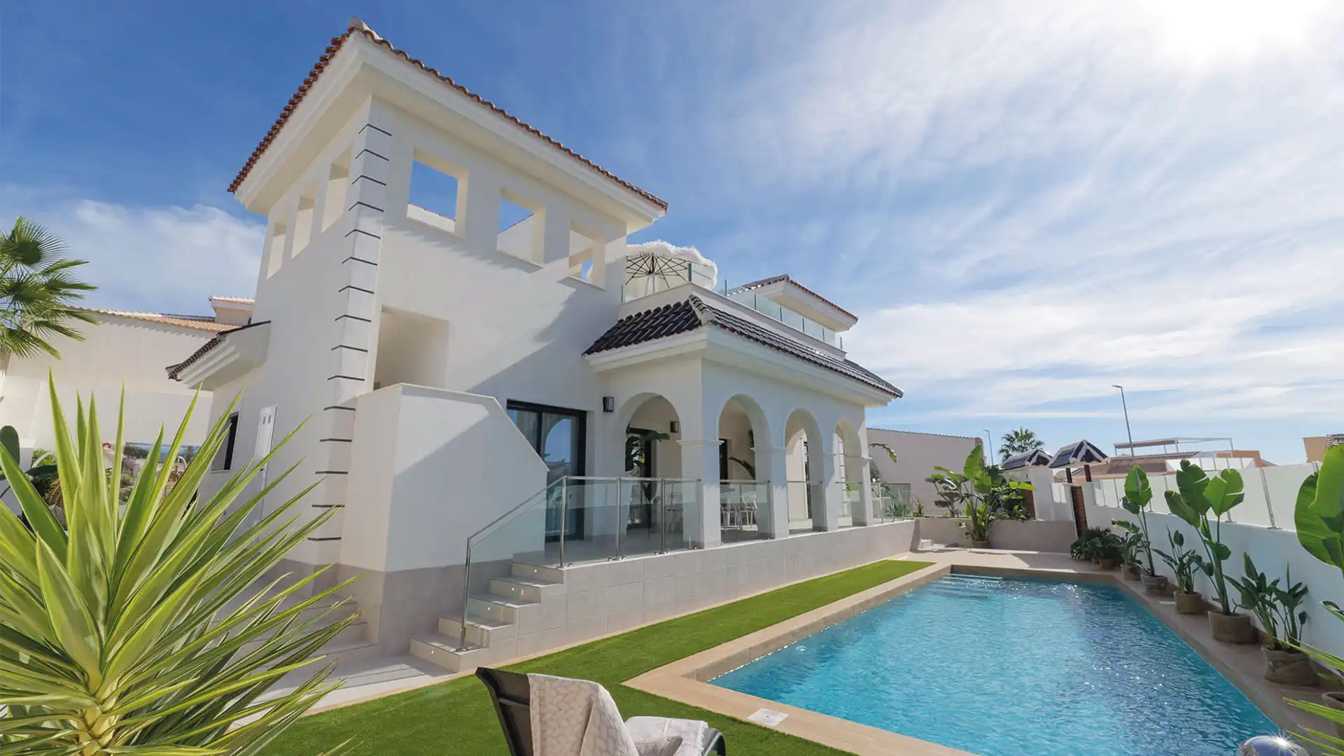 Exterior view of Houses for sale in Rojales  with Air Conditioner, Heating and Private garden