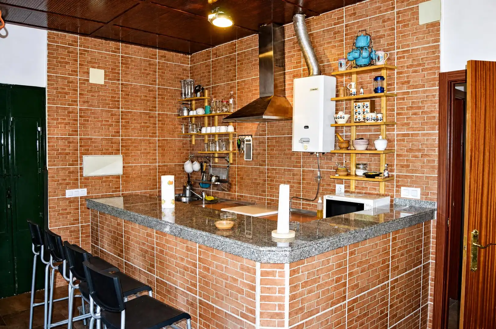 Kitchen of Country homes for sale in Alcuéscar  with Storage room and Swimming Pool