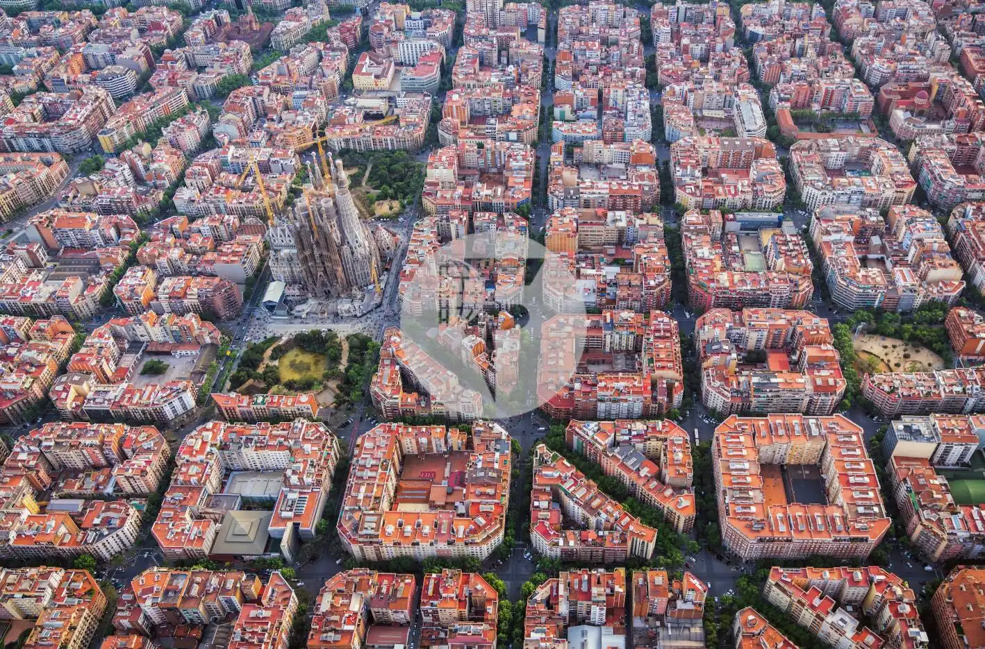 Exterior view of Industrial buildings for sale in Barcelona