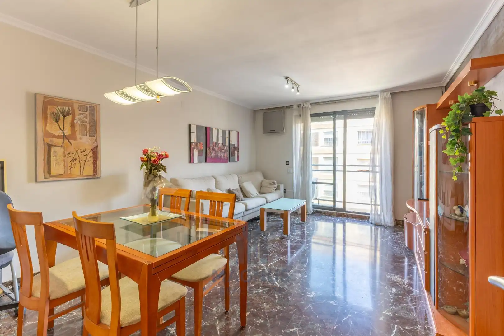 Sala de estar de Piso en venta en Valencia con Aire acondicionado, Calefacción y Balcón
