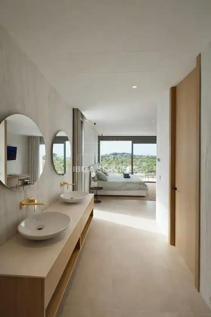 Bedroom of Houses for rent in Santa Eulària des Riu  with Air Conditioner, Private garden and Swimming Pool