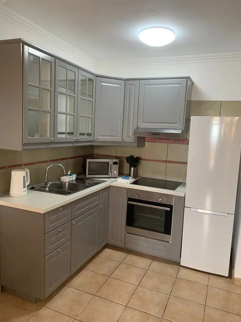 Kitchen of Flat for sale in Adeje  with Swimming Pool, Furnished and Balcony