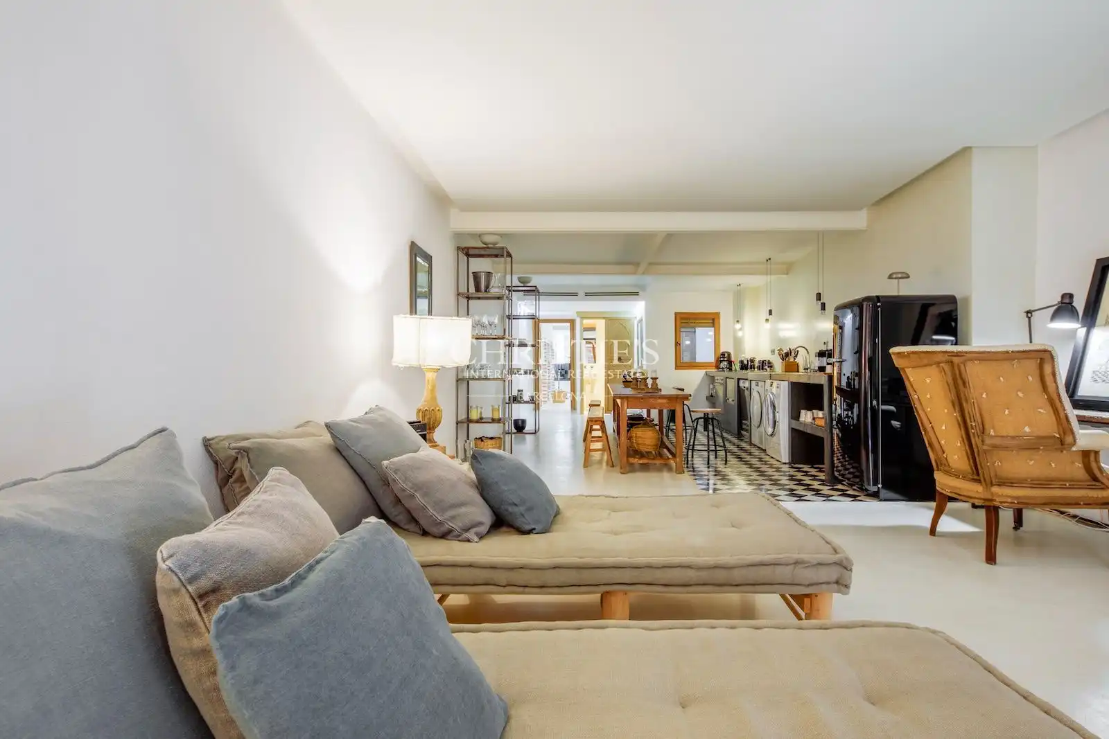 Sala de estar de Piso en venta en Barcelona con Terraza
