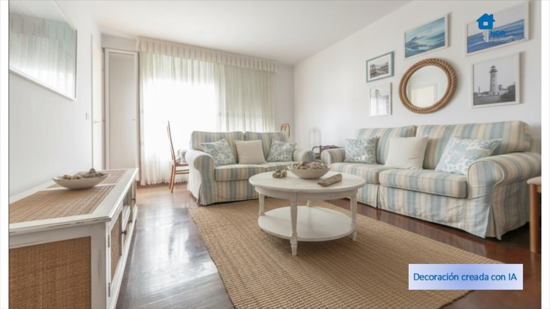 Living room of Flat for sale in Castro-Urdiales  with Terrace and Swimming Pool