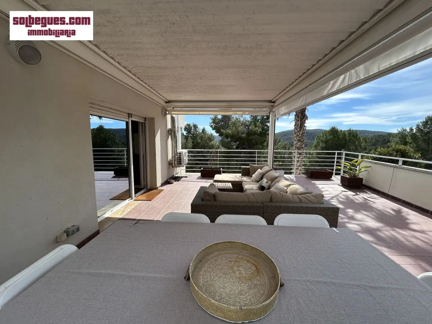Terraza de Casa o chalet en venta en Begues con Aire acondicionado, Calefacción y Jardín privado