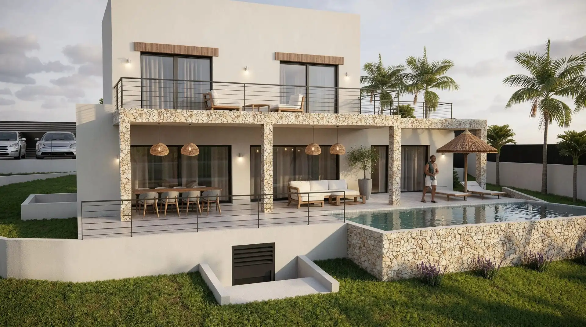 Terrace of Houses for sale in Jávea / Xàbia  with Air Conditioner, Heating and Private garden