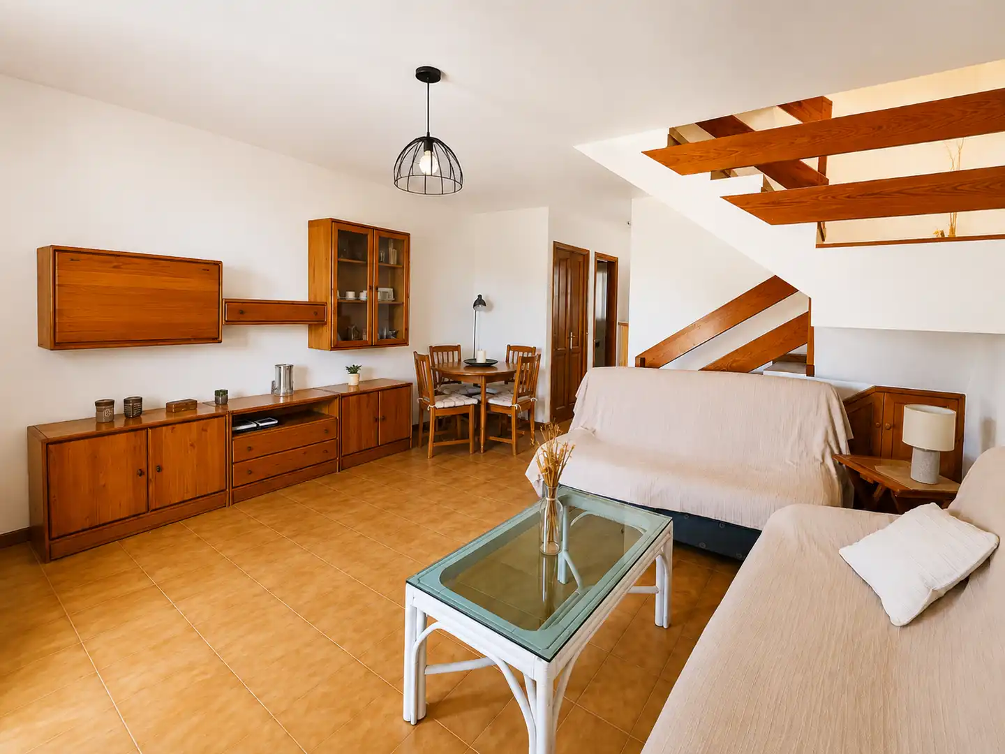 Sala de estar de Dúplex en venta en Pájara con Amueblado