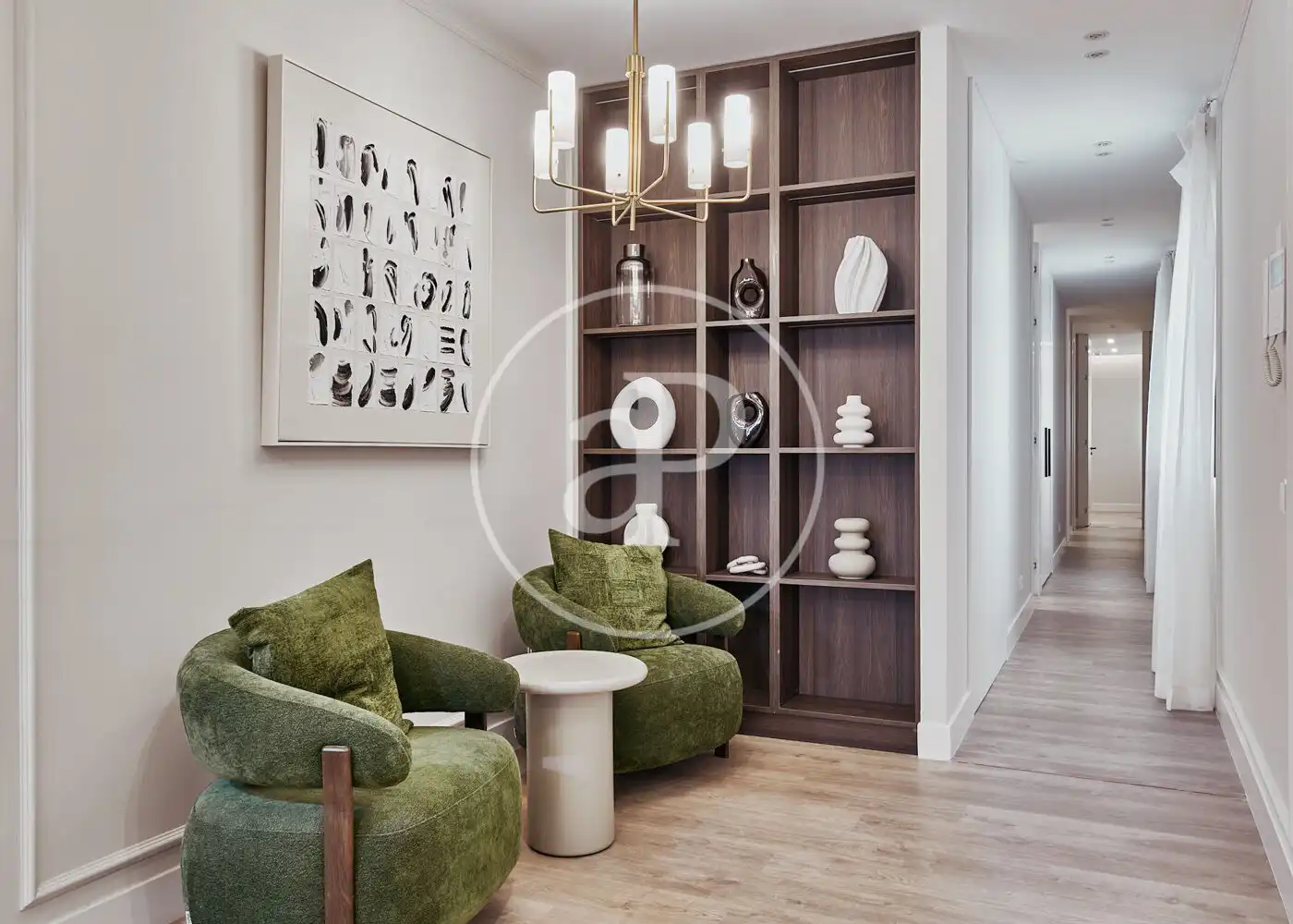 Wohnzimmer von Wohnung zum Verkauf in Madrid mit Klimaanlage, Heizung und Möbliert