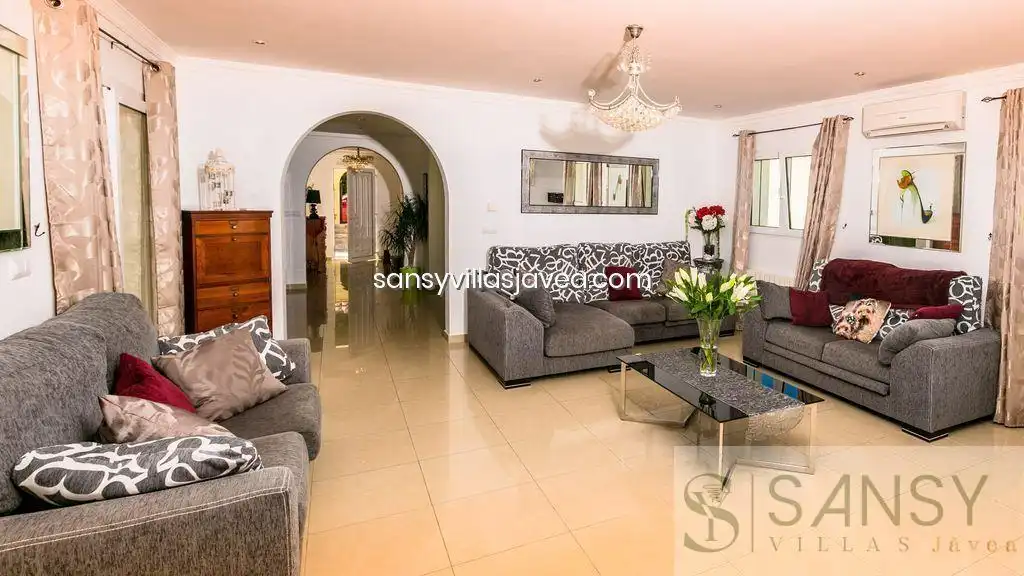 Living room of Houses for sale in Jávea / Xàbia  with Air Conditioner and Storage room