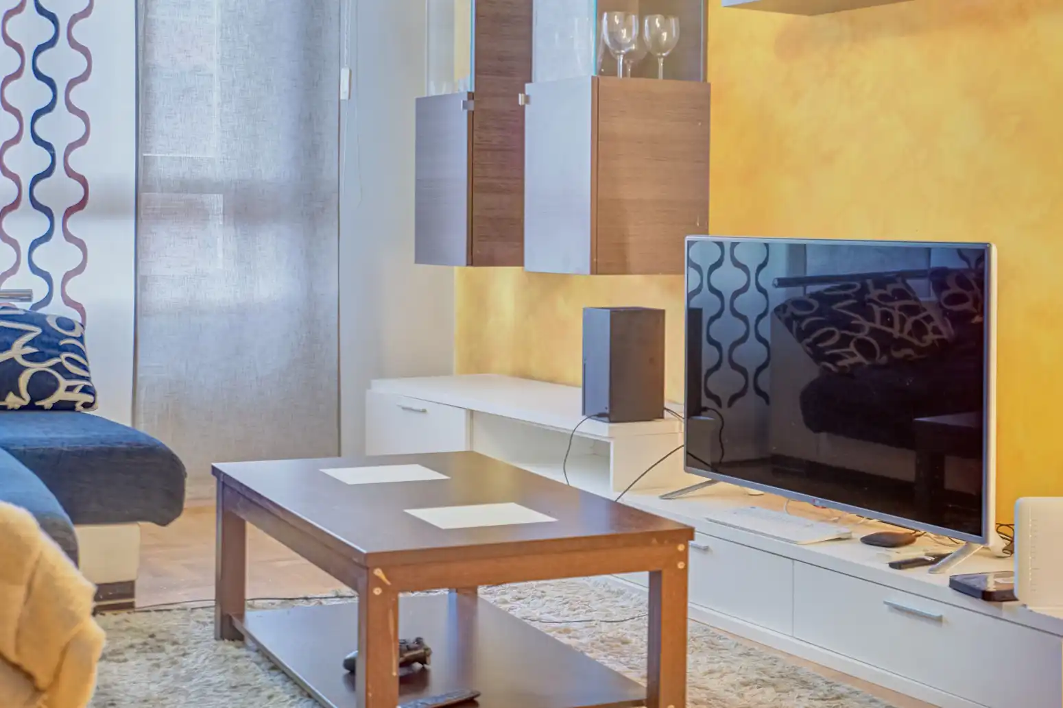Sala de estar de Casa adosada en venta en Olite / Erriberri con Calefacción, Jardín privado y Parquet