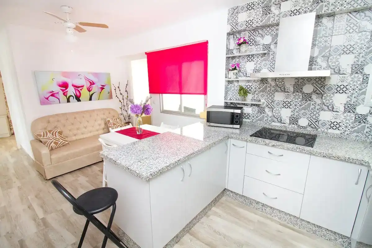 Cocina de Piso de alquiler en Málaga con Aire acondicionado y Amueblado