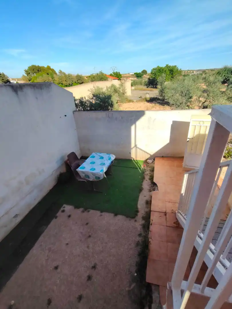 Terraza de Casa adosada en venta en Casas de Juan Núñez