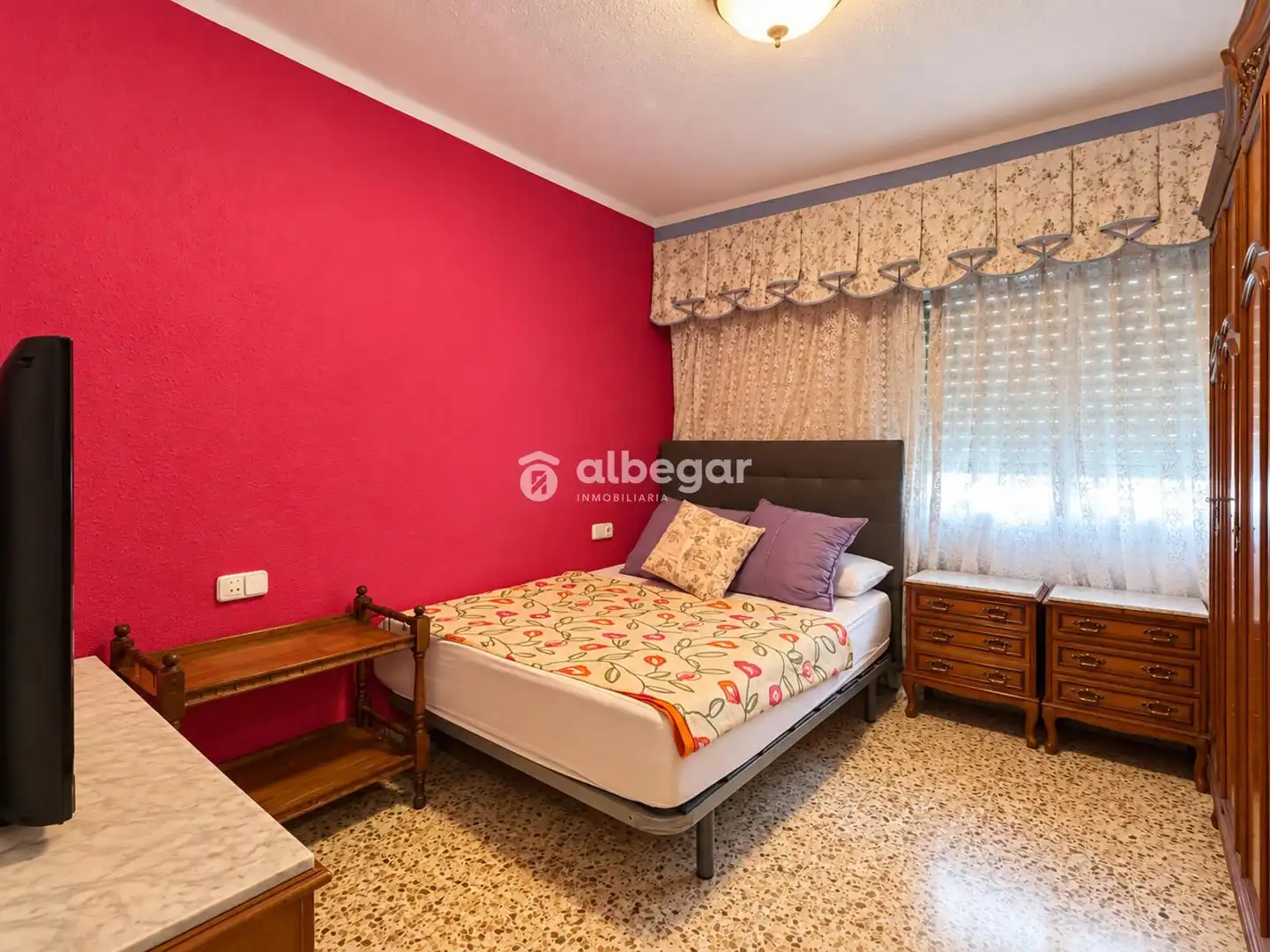 Schlafzimmer von Wohnung zum Verkauf in Valencia mit Klimaanlage, Terrasse und Möbliert