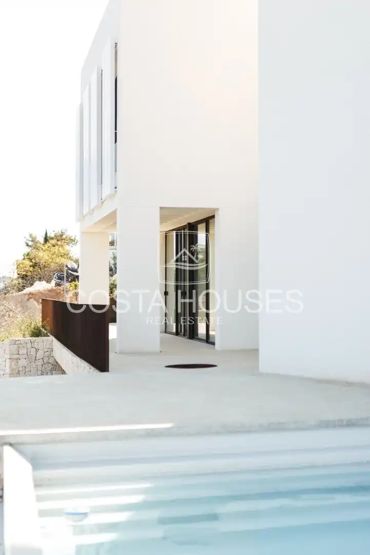 Exterior view of Houses for sale in Jávea / Xàbia  with Air Conditioner, Private garden and Terrace