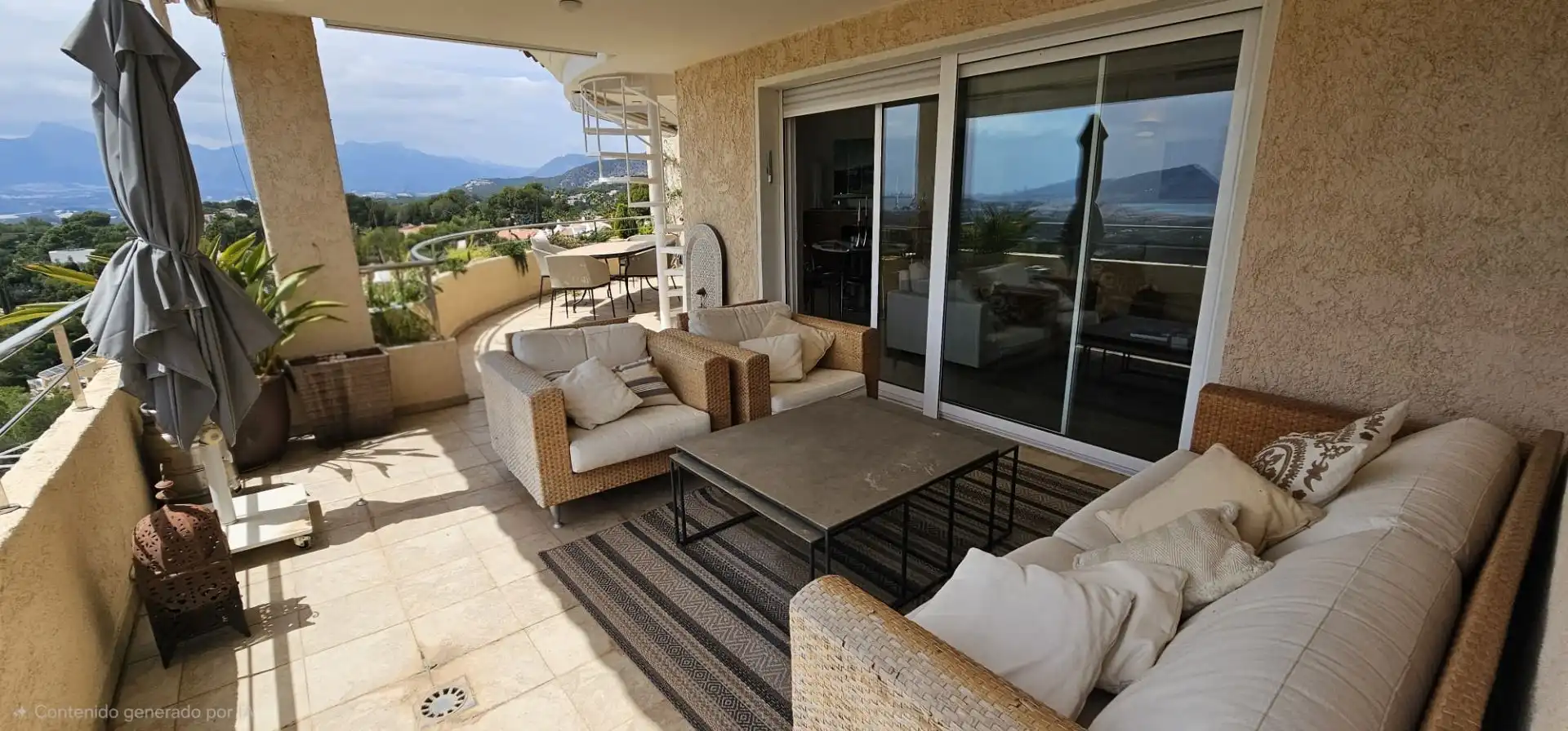 Terraza de Apartamento en venta en Altea con Aire acondicionado, Calefacción y Terraza