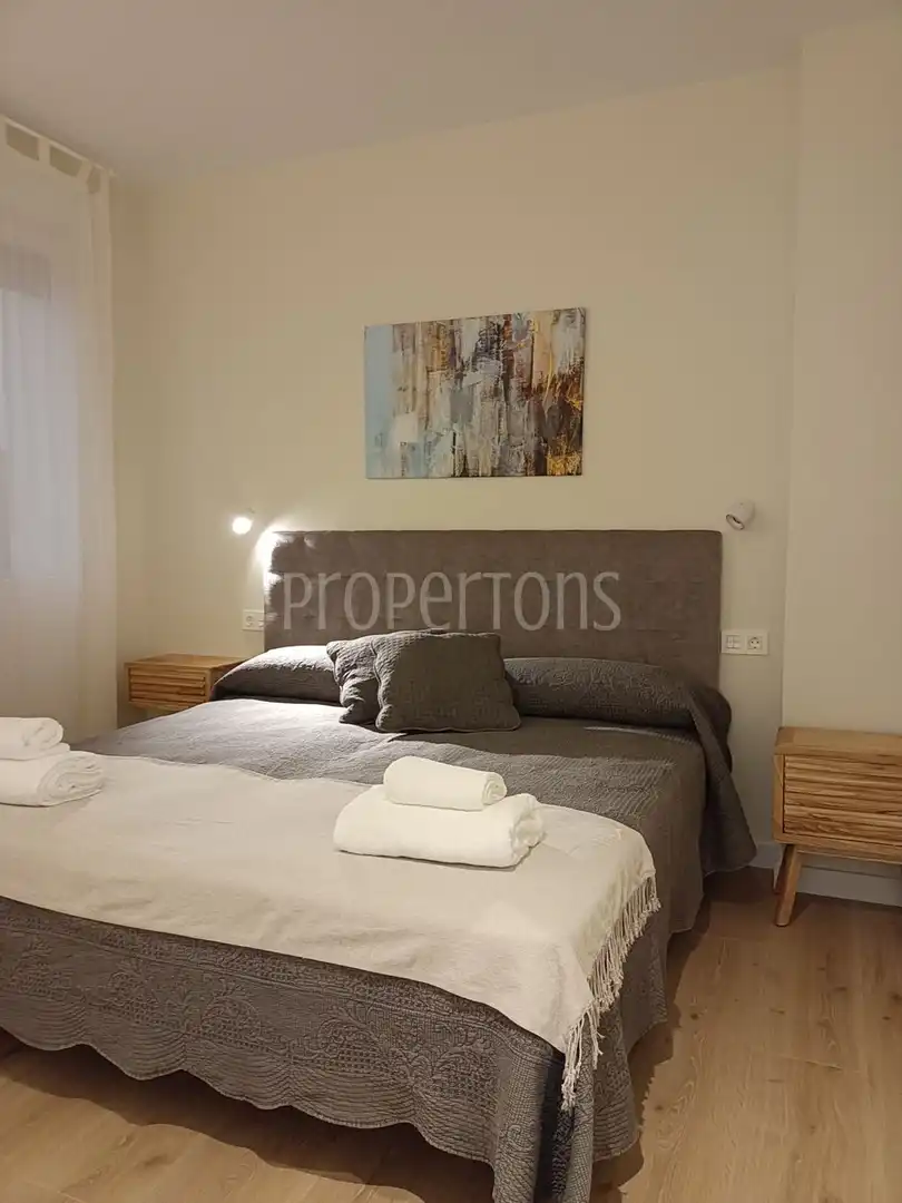 Bedroom of Flat for rent in Bilbao   with Furnished and Balcony