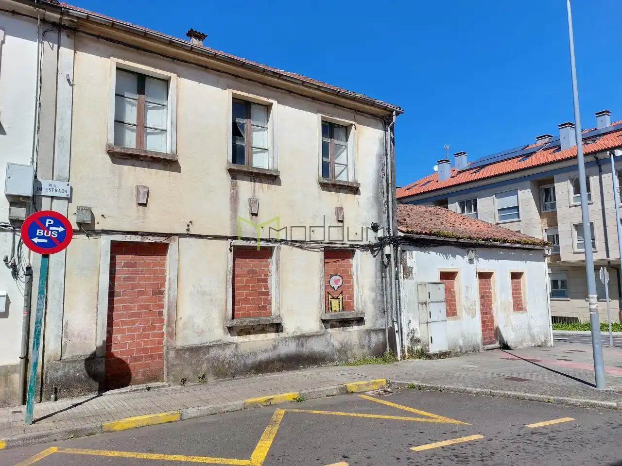 Vista exterior de Casa o chalet en venta en Santiago de Compostela  con Calefacción