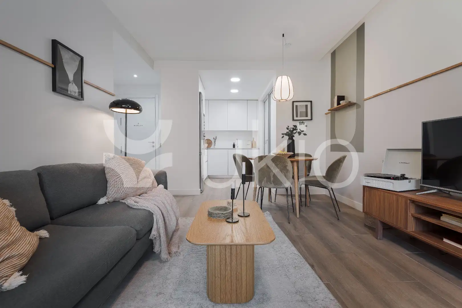 Sala d'estar de Apartament de lloguer en Madrid amb Aire condicionat, Calefacció i Terrassa