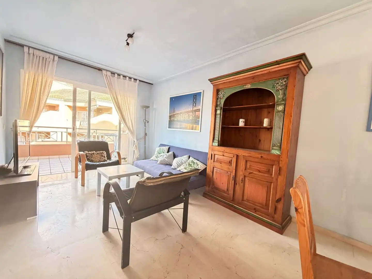 Wohnzimmer von Wohnungen zur Miete in Puerto de la Cruz mit Möbliert und Gemeinschaftspool