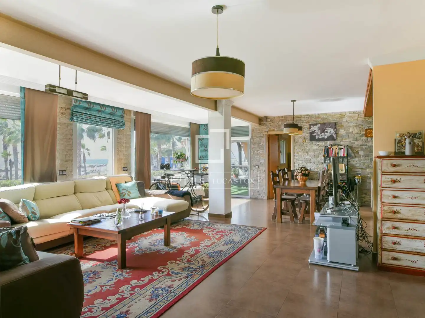 Living room of Flat for sale in Torrox  with Air Conditioner and Terrace