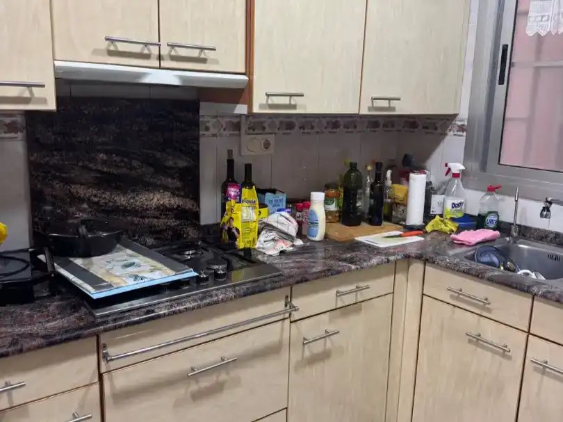 Kitchen of Flat for sale in Amposta  with Air Conditioner, Storage room and Furnished