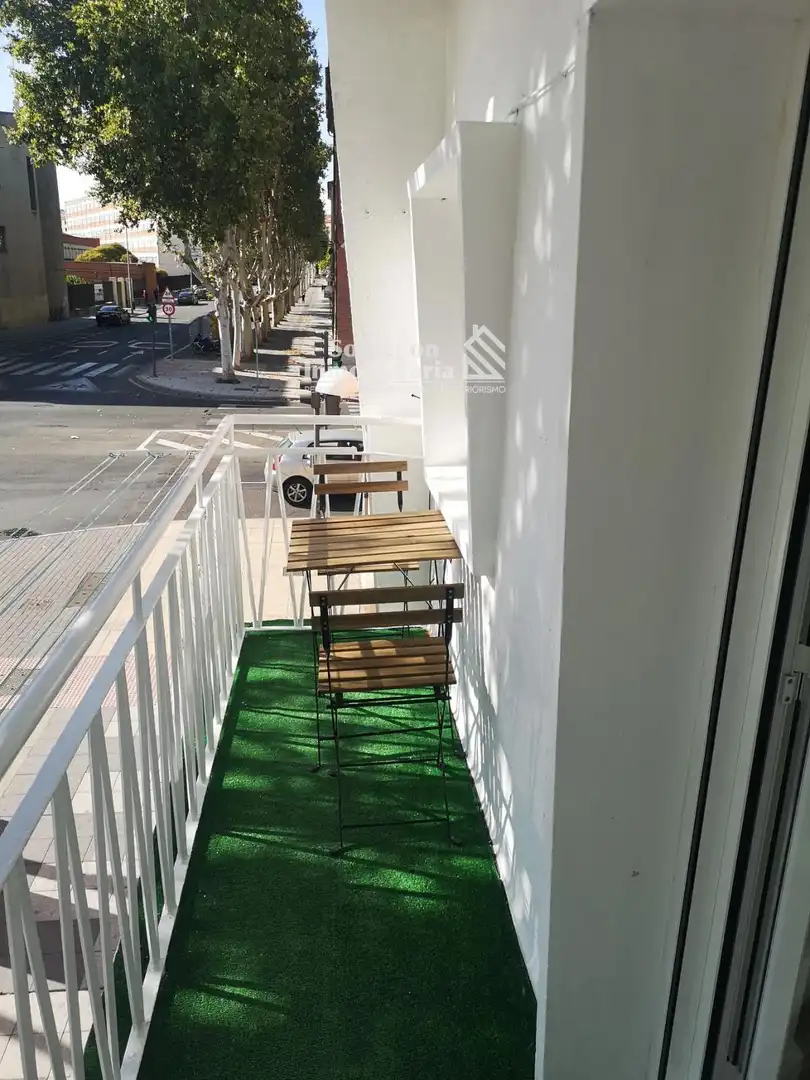 Terraza de Piso de alquiler en Salamanca con Calefacción, Terraza y Amueblado