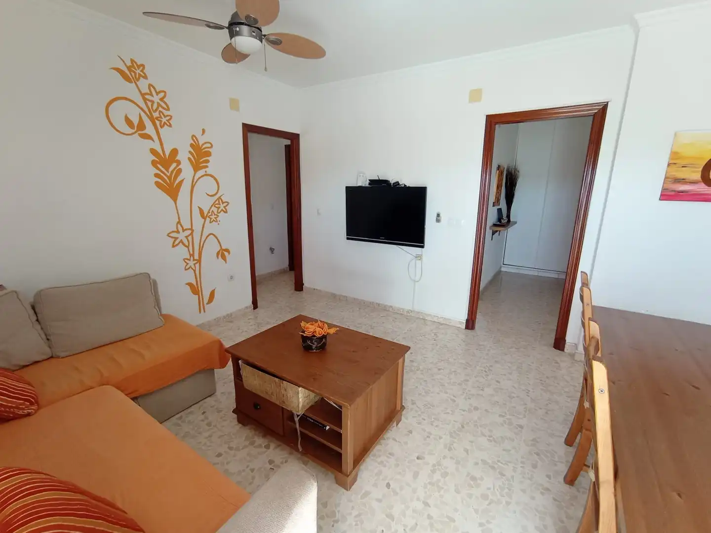 Sala de estar de Piso en venta en Chipiona con Calefacción