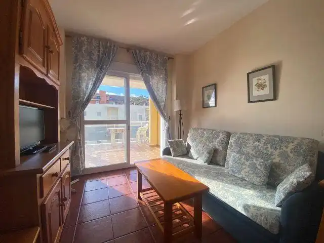 Sala d'estar de Apartament en venda en La Antilla amb Terrassa, Traster i Moblat