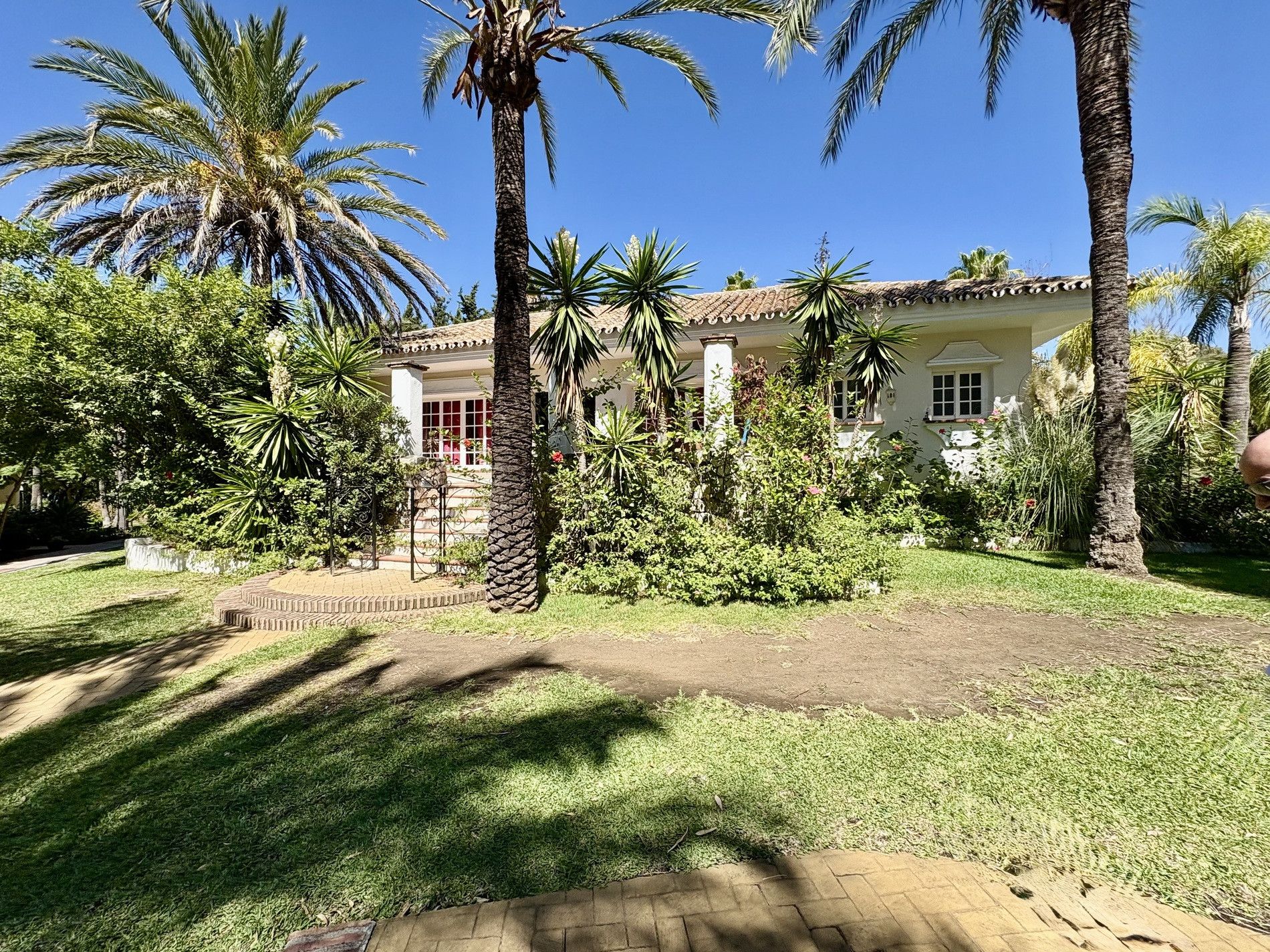 Jardí de Casa o xalet de lloguer en Estepona amb Aire condicionat, Jardí privat i Internet