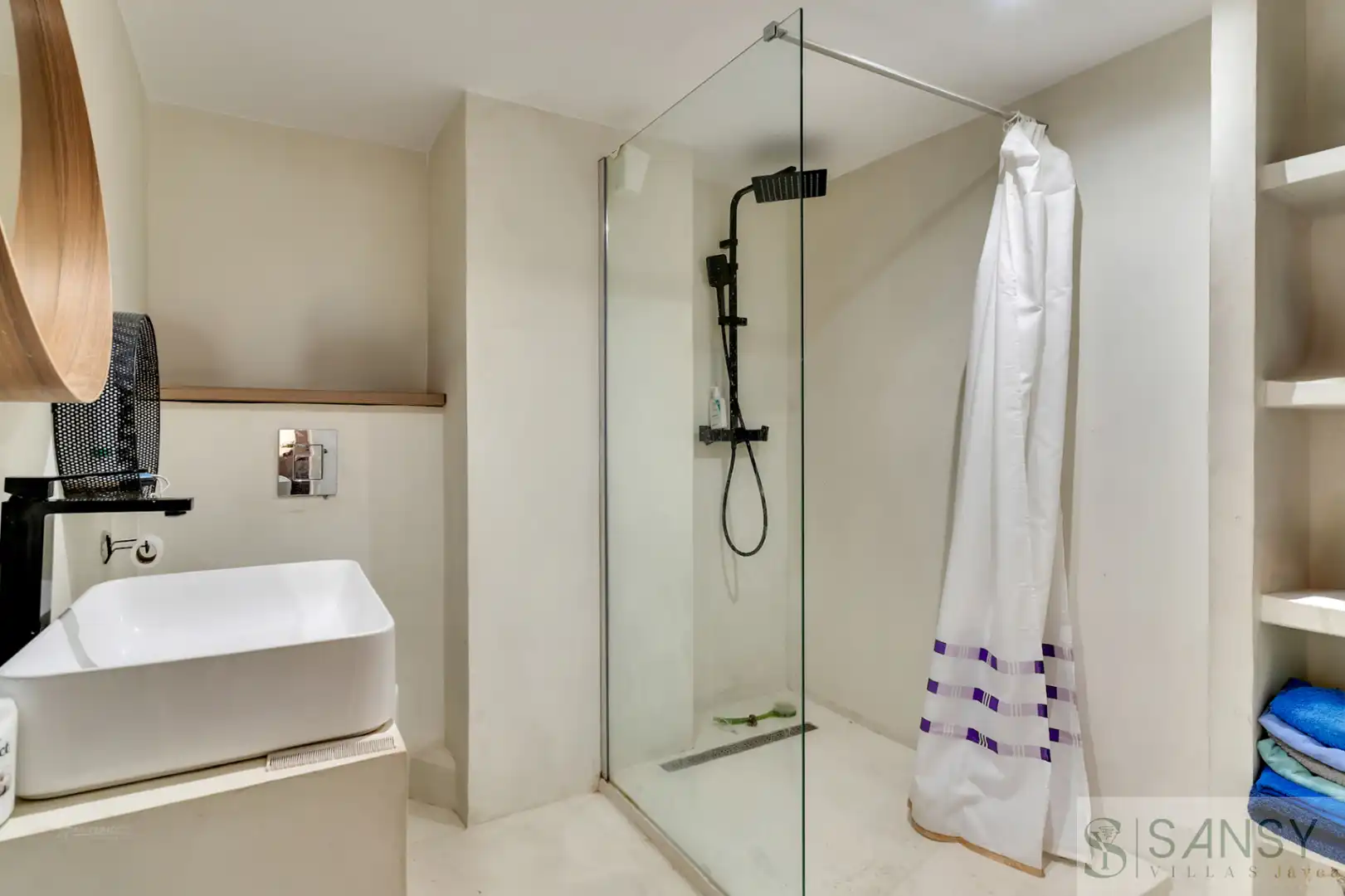 Baño de Apartamento en venta en Jávea / Xàbia con Aire acondicionado, Calefacción y Terraza