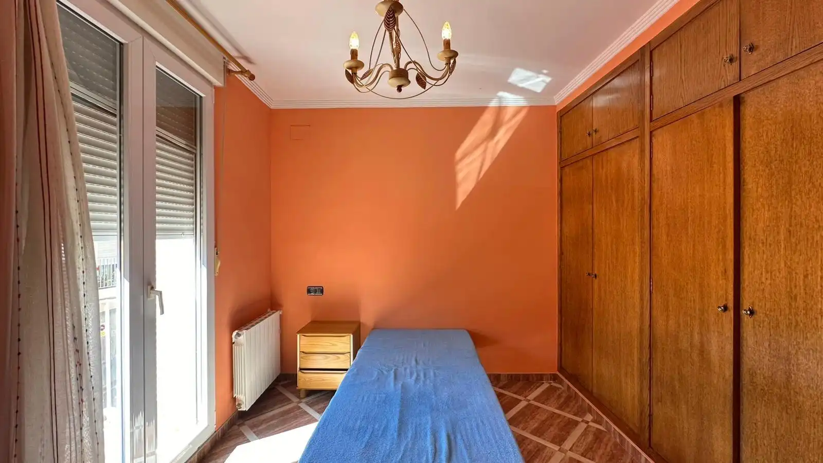Dormitori de Casa o xalet de lloguer en La Pobla Llarga amb Terrassa, Traster i Moblat