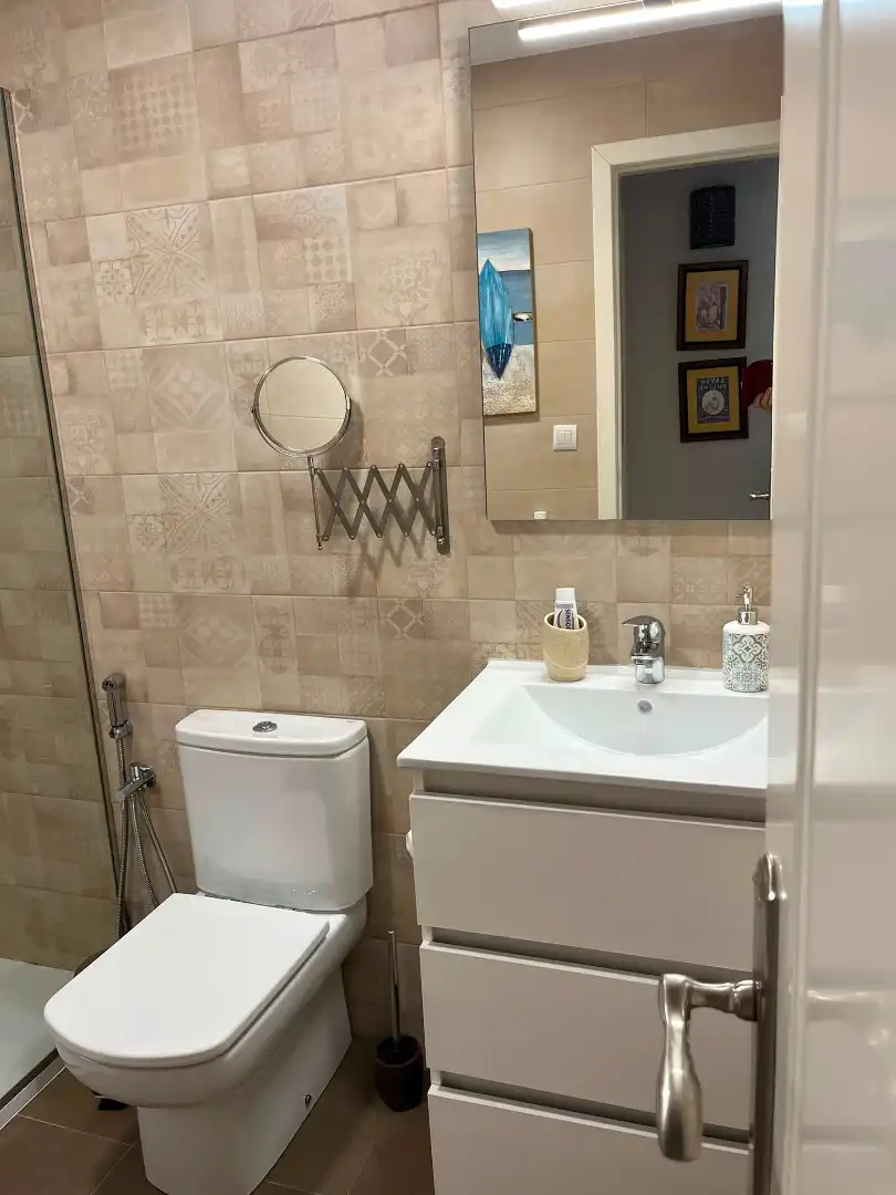 Baño de Casa adosada en venta en Los Alcázares con Aire acondicionado, Jardín privado y Terraza