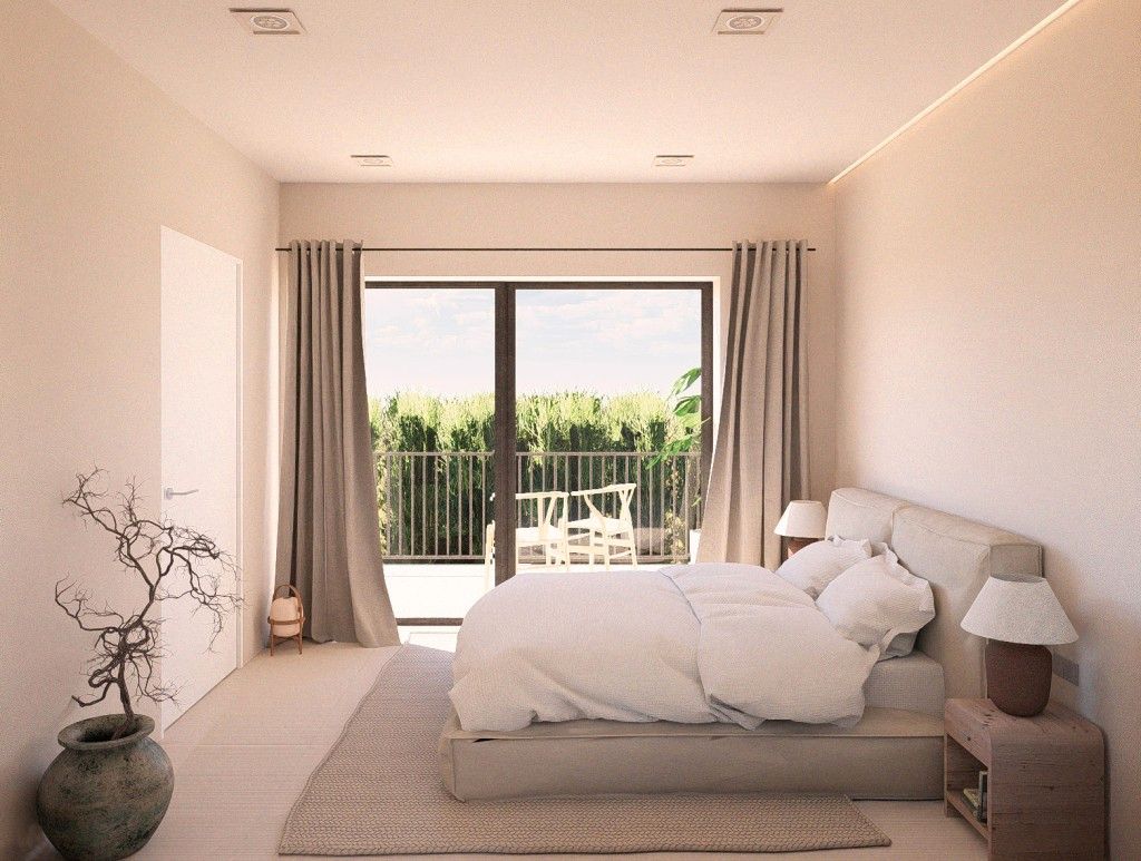 Bedroom of House or chalet for sale in Santa Margalida  with Air Conditioner, Heating and Private garden