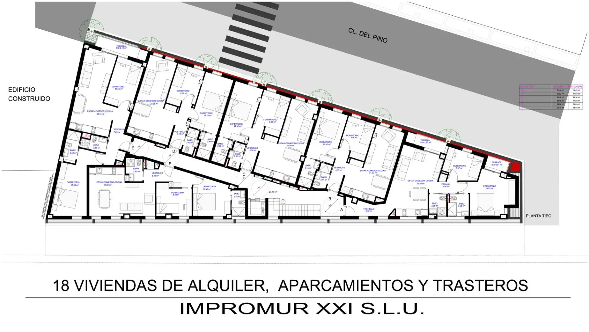 Flat with lift for sale in Calle Calle del Pino, imagen 3