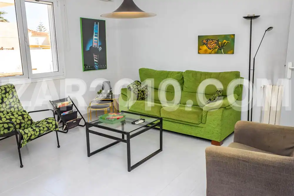 Living room of Houses for sale in Garrucha  with Air Conditioner, Private garden and Terrace