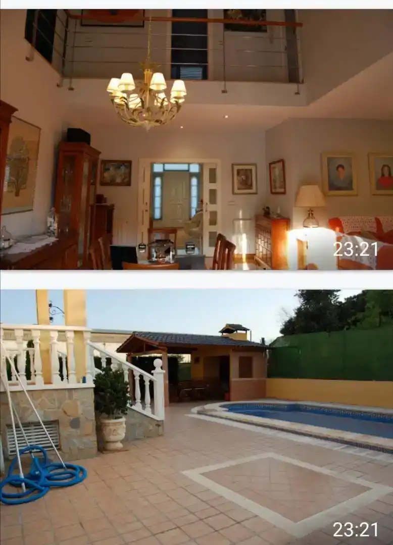 Vista exterior de Casa o chalet en venta en  Murcia Capital con Aire acondicionado y Piscina