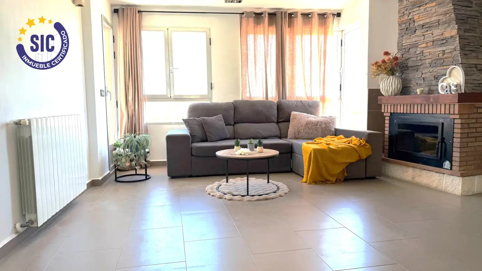 Sala d'estar de Pis en venda en Burriana / Borriana amb Calefacció, Terrassa i Moblat