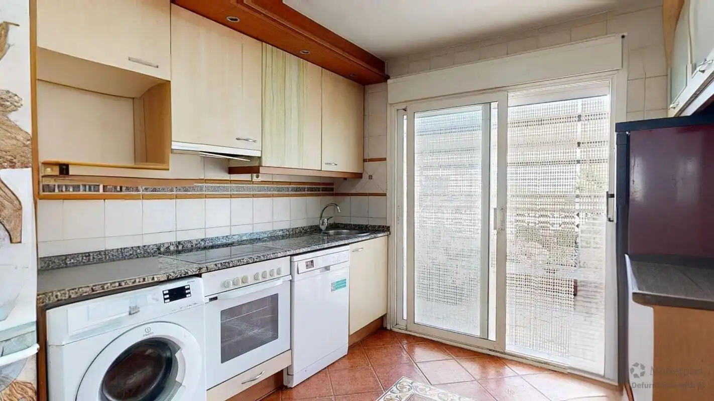 Cuina de Casa o xalet en venda en Cuarte de Huerva amb Aire condicionat, Jardí privat i Terrassa