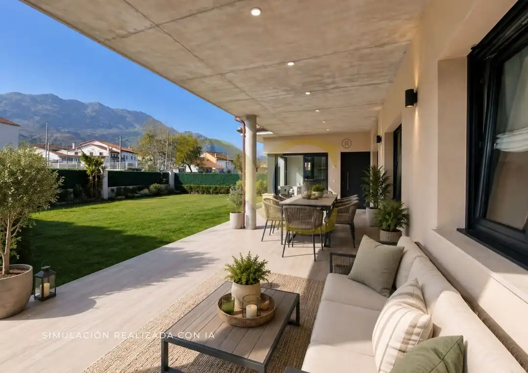 Terrassa de Casa o xalet en venda en Llanes amb Calefacció, Jardí privat i Terrassa