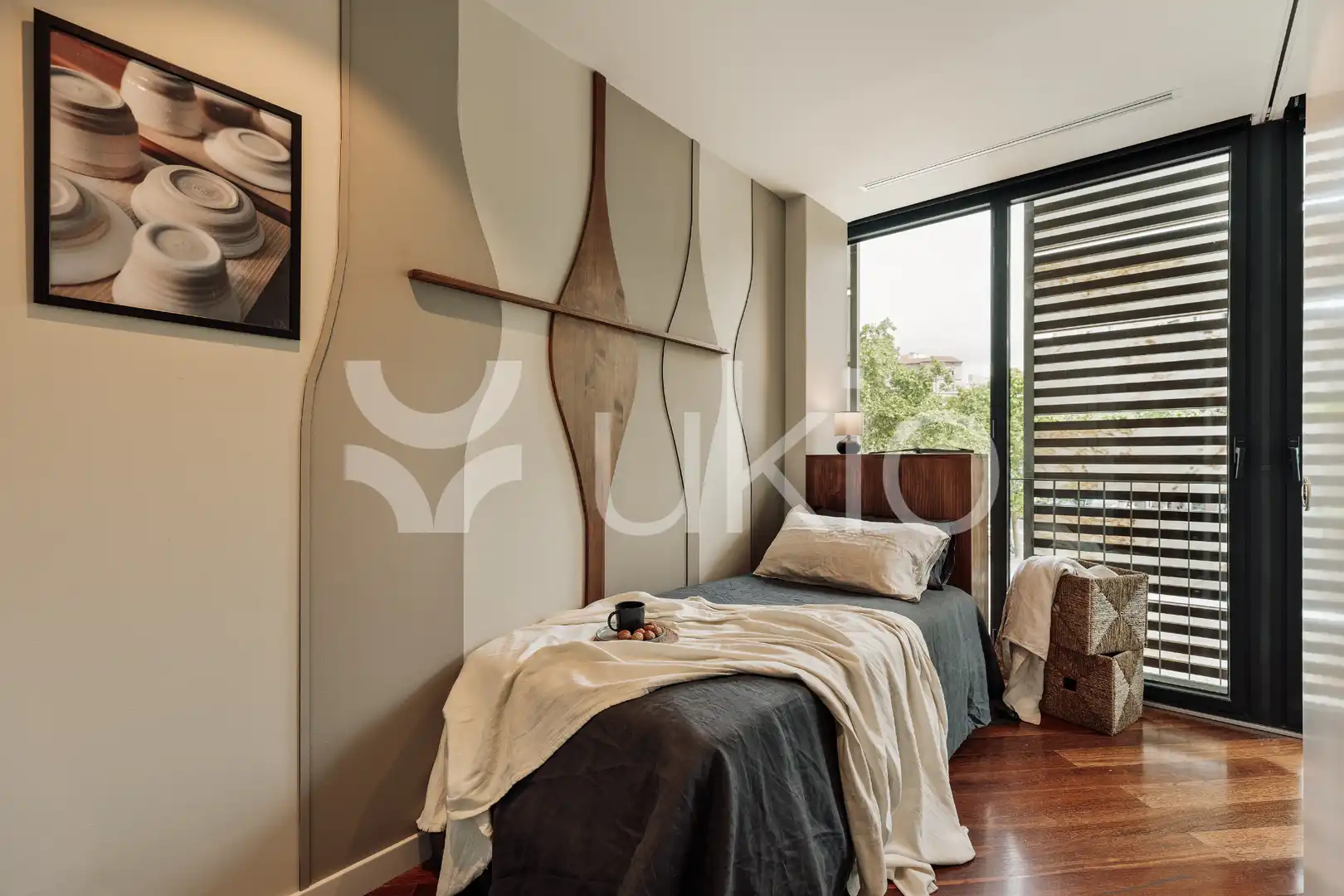 Habitación de Apartamento de alquiler en Barcelona con Aire acondicionado, Calefacción y Amueblado