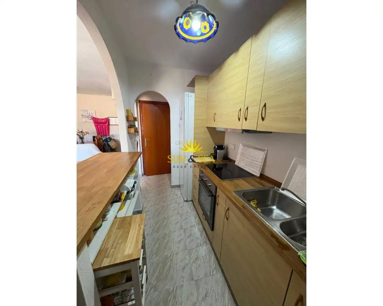 Küche von Maisonette zur Miete in La Manga del Mar Menor mit Heizung, Terrasse und Schwimmbad