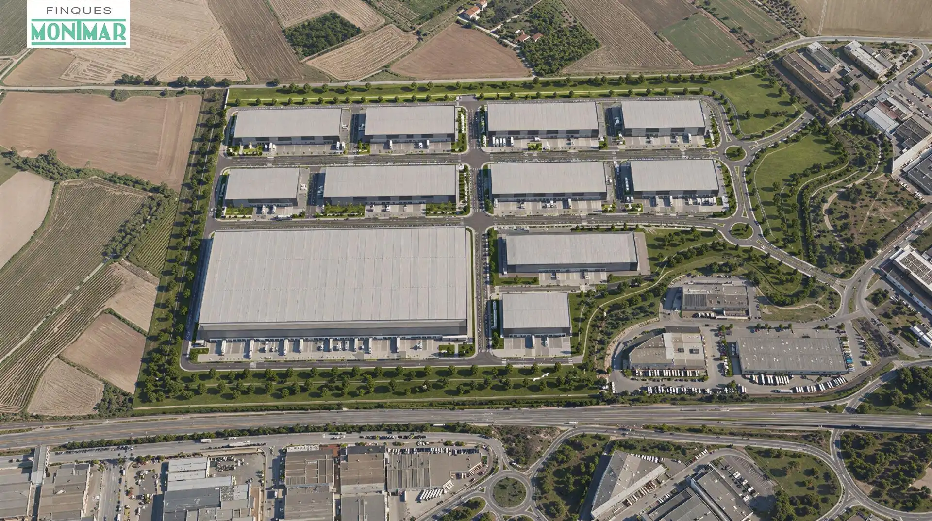 Vista exterior de Terreno industrial en venta en Vilafranca del Penedès